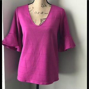 Banana Republic pink top. Size Large